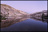 Vogelsang Lake at dusk. Yosemite National Park ( color)