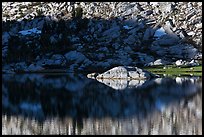 Rock and shadow, Vogelsang Lake. Yosemite National Park ( color)