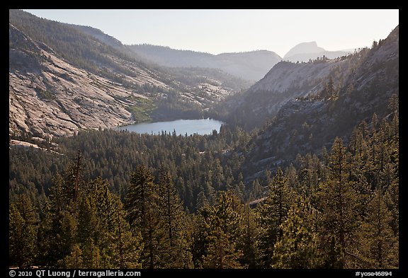 Merced Lake from above. Yosemite National Park, California, USA.