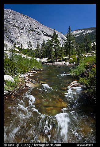 Merced River, Upper Merced River Canyon. Yosemite National Park (color)