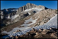 North Peak seen from McCabe Pass. Yosemite National Park, California, USA.