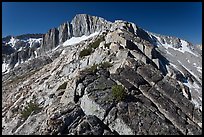 Rocky ridge and North Peak. Yosemite National Park ( color)
