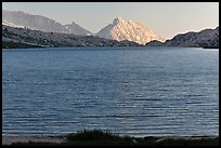 Roosevelt Lake and Ragged Peak. Yosemite National Park, California, USA.