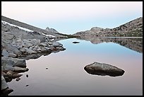 Roosevelt Lake at dawn. Yosemite National Park ( color)