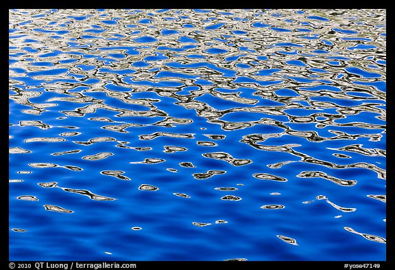 Rippled water abstract. Yosemite National Park (color)