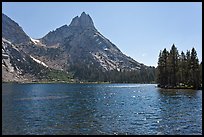 Lower Young Lake and Ragged Peak. Yosemite National Park, California, USA.