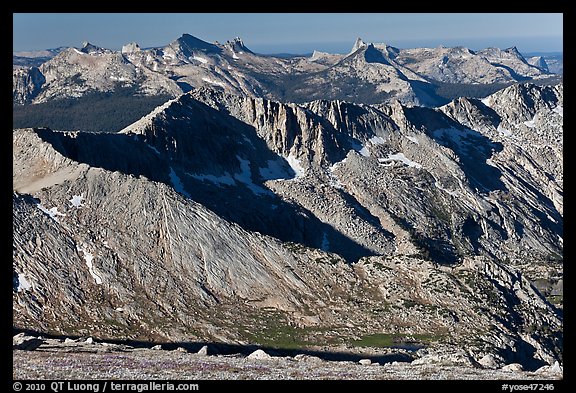 Granite mountains and domes. Yosemite National Park (color)