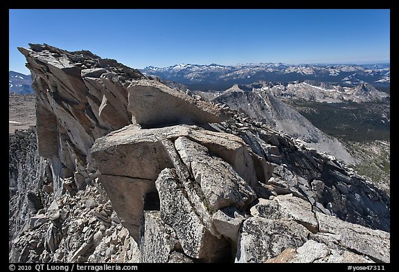 Top of Mount Conness. Yosemite National Park, California, USA.