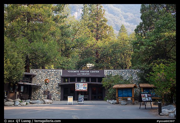 Valley visitor center. Yosemite National Park, California, USA.