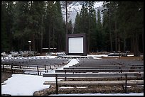 Amphitheater, Lower Pines Campground. Yosemite National Park, California, USA.