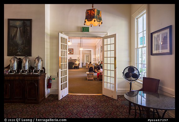 Lobby, Wawona Hotel. Yosemite National Park, California, USA.