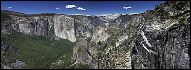 View of West Yosemite Valley. Yosemite National Park, California, USA.