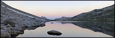 Roosevelt Lake at dawn. Yosemite National Park, California, USA.