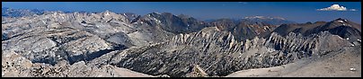 Northern mountains from Mount Conness. Yosemite National Park, California, USA.