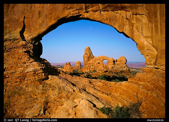 Large Format Picture/Photo: Turret Arch seen from rock ...