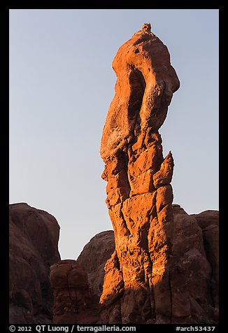 Spire. Arches National Park, Utah, USA.