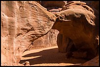 Sand Dune Arch. Arches National Park, Utah, USA. (color)