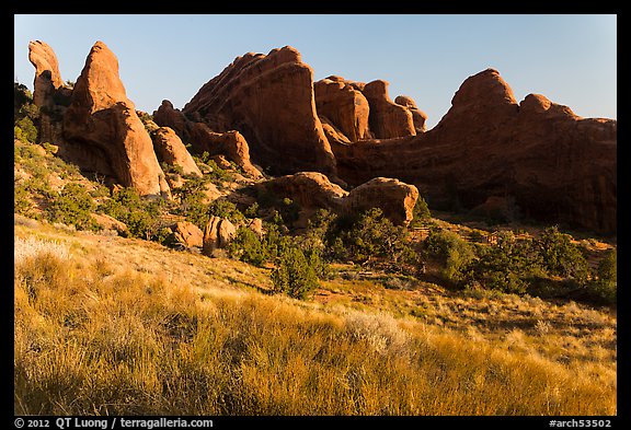 Fins in Devils Garden. Arches National Park (color)