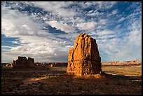 Tower, late afternoon. Arches National Park, Utah, USA. (color)