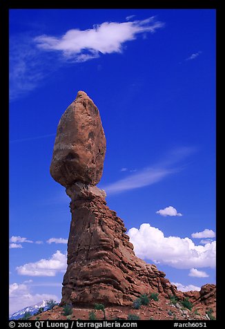 Balanced Rock. Arches National Park (color)