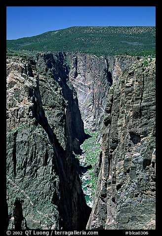 The Narrows, North Rim. Black Canyon of the Gunnison National Park (color)