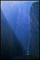 Narrows in late afternoon. Black Canyon of the Gunnison National Park, Colorado, USA.