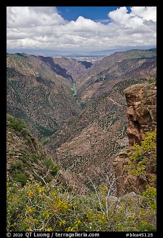 Sunset View. Black Canyon of the Gunnison National Park, Colorado, USA.