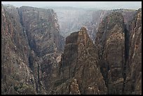Storm light over canyon. Black Canyon of the Gunnison National Park ( color)