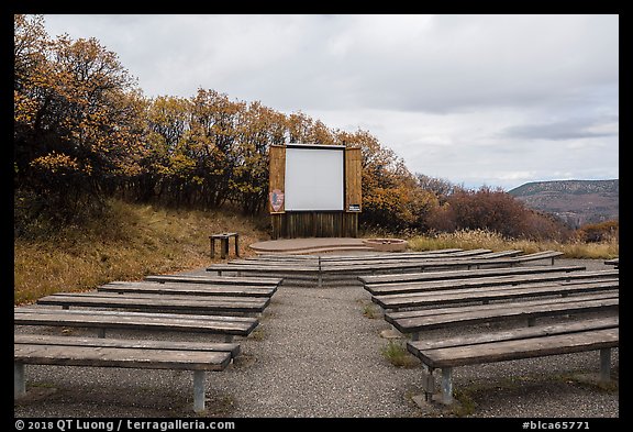 Amphitheater, South Rim Campground. Black Canyon of the Gunnison National Park, Colorado, USA.