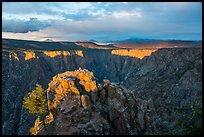 Warner Point, late afternoon. Black Canyon of the Gunnison National Park ( color)
