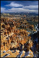 Silent City in Bryce Amphitheater from Bryce Point, morning. Bryce Canyon National Park, Utah, USA. (color)