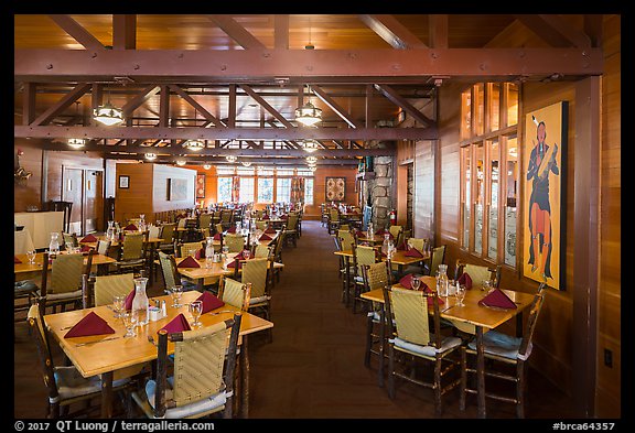 Dining room, Bryce Canyon Lodge. Bryce Canyon National Park, Utah, USA.