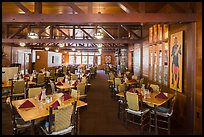 Dining room, Bryce Canyon Lodge. Bryce Canyon National Park, Utah, USA.