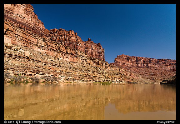 Colorado River Canyon. Canyonlands National Park, Utah, USA.