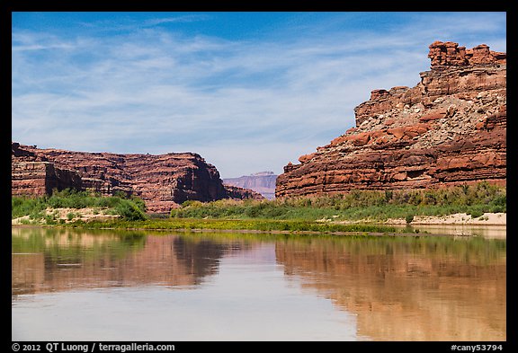 River view, Colorado River. Canyonlands National Park (color)