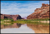 River view, Colorado River. Canyonlands National Park, Utah, USA. (color)