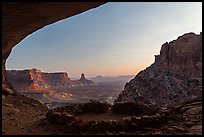 False Kiva ruin at sunset. Canyonlands National Park ( color)