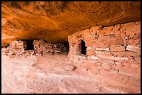 Granary ruins on Aztec Butte. Canyonlands National Park, Utah, USA.