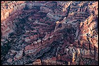 Aerial view of Angel Arch. Canyonlands National Park, Utah, USA. (color)