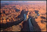 Aerial view of the Loop. Canyonlands National Park ( color)