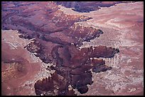 Aerial view of White Rim. Canyonlands National Park ( color)