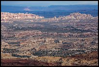 Maze District seen from Orange Cliffs. Canyonlands National Park ( color)