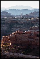 Ridges in Jasper Canyon, Maze District. Canyonlands National Park, Utah, USA. (color)