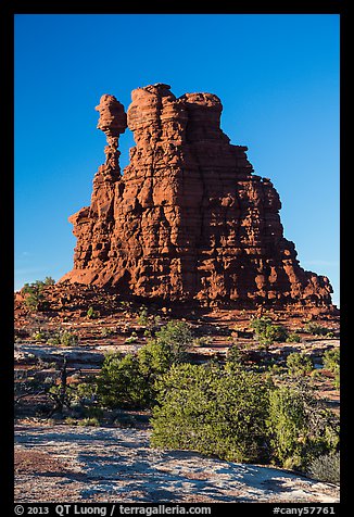 Eternal Flame, late afternoon. Canyonlands National Park, Utah, USA.