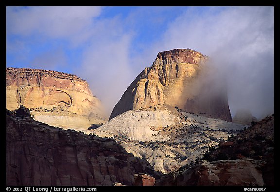 Golden Throne. Capitol Reef National Park, Utah, USA.