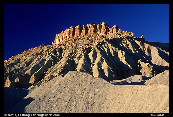 Cliffs and badlands. Capitol Reef National Park, Utah, USA.