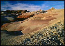 Mudstone hills, Cathedral Valley. Capitol Reef National Park, Utah, USA.