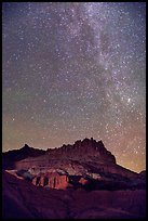 Castle by night. Capitol Reef National Park ( color)