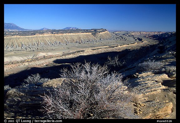 Strike Valley overlook view, late afternoon. Capitol Reef National Park