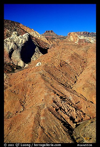 Red slide, morning. Capitol Reef National Park (color)